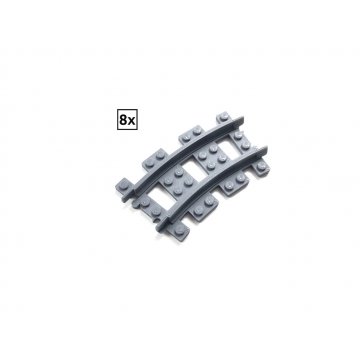 Smalspoor Bochtenset R24 - 8 stuks = halve cirkel