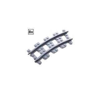 Smalspoor Bochtenset R36 - 8 stuks = halve cirkel