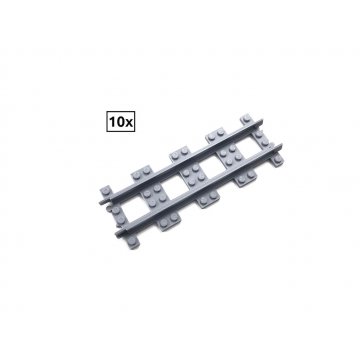 Smalspoor rechte rails - 10 stuks