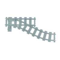 Wissel rechts (4 noppen tussenruimte)