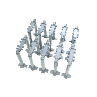 Brug 2.0 Hoogste steunpalen - 10 segmenten