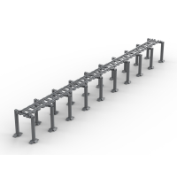 Brug 2.0 Hoogste steunpalen - 10 segmenten