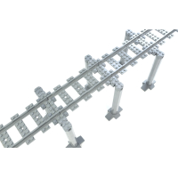 Brug 2.0 Hoogste steunpalen - 10 segmenten