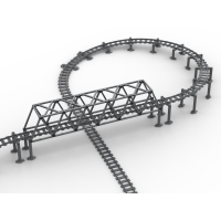 Infinity layout met Brug - 3-sporige Upgrade Set