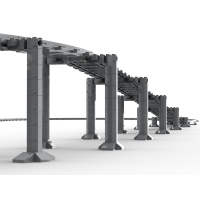 Stadion Layout met brug