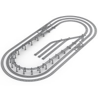 Stadion Layout met brug