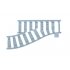 Ballast Plaat voor Wissel Links (4 noppen tussenruimte)