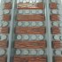 Tile Biels 1x1 Wood Grain Type 2 Reddish Brown