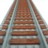 Tile Biels 1x1 Wood Grain Type 2 Reddish Brown