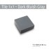 Clear Tile - Tile 1x1 200 stuks