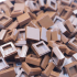 Clear Tile - Tile 1x1 200 stuks