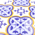 Tile Portugees 2x2 Type 11 large Dark Blue on White
