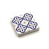 Tile Portugees 2x2 Type 3 Small Orange on White