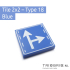 Japanese Road Signs - Tile 2x2