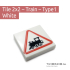 Railroad Signs - Tile 2x2