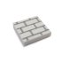 White Brick Wall - Tile 2x2
