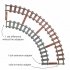 Rails R40 halve cirkel met Adapters