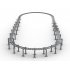 Stadion Layout met brug