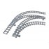 Compact Corner - 2 Rechts & 1 Links Wissel in bocht 90 graden R40