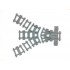 Drieweg wissel R40 (triple switch)