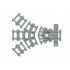 Drieweg wissel R40 (triple switch)